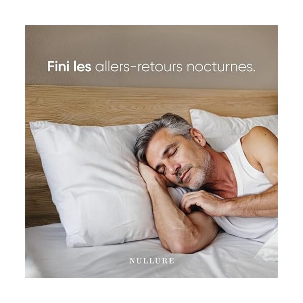 Nullure Formule Prostate et Confort Urinaire | Saw Palmetto + Pepin de Courge + Lycopène + Ortie | Testé par tiers en Allemag