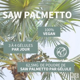 Parakeya - Saw Palmetto 320 mg | Complément alimentaire | 60 gélules