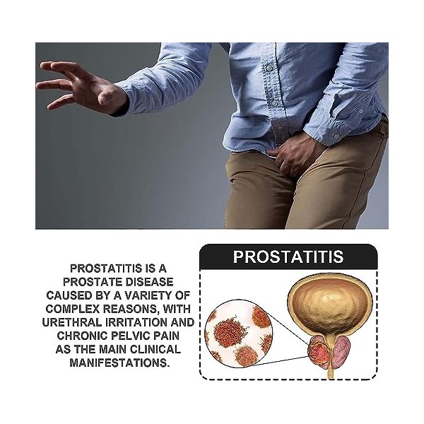 EXQST Patch de Traitement de la Prostate Healthgo Patch de Traitement de la Prostate la crème de la Prostate à Base de Plante...