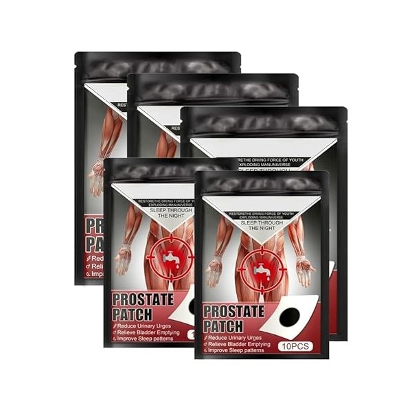 EXQST Patch de Traitement de la Prostate Healthgo Patch de Traitement de la Prostate la crème de la Prostate à Base de Plante...