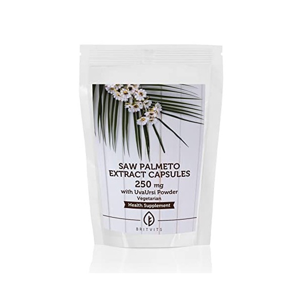 Saw Palmetto 250 mg & Uva Ursi Extrait végétal x500 gélules