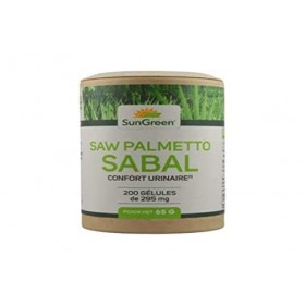 Saw Palmetto Sabal - 200 gélules végétales de 295 mg | Format Gélule | Complément Alimentaire | Vegan | Fabriqué en France
