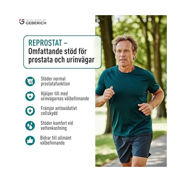 Complément Alimentaire Reprostat – Soutien Prostatique, Favorise Fonction Urinaire – avec Serenoa Repens, Echinacea, Ginkgo B