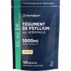 Psyllium Blond Gelules 5000mg avec ProBio Acidophilus | 120 Gelules Végétaliennes | Psyllium Husk Fibre | Horbaach