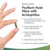 Fibre Supplement 4000mg Psyllium Husk with Acidophilus - High Strength - Natural Soluble Fiber Supplement from Plantago Ovata