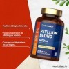 Psyllium Blond Gelules 1400 mg | 365 Psyllium Gelules Vegan | 6 Mois | Haute Dosage | Prébiotique naturel | Horbaach