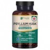 Psyllium 10 000 mg avec 1 milliard d’UFC d’acidophilus, 120 gélules végétaliennes | Complément alimentaire de fibres solubl