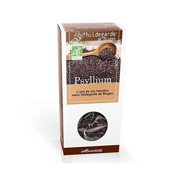 Psyllium bio noir - Transit intestinal - Boîte de 90g - Hildegarde de Bingen