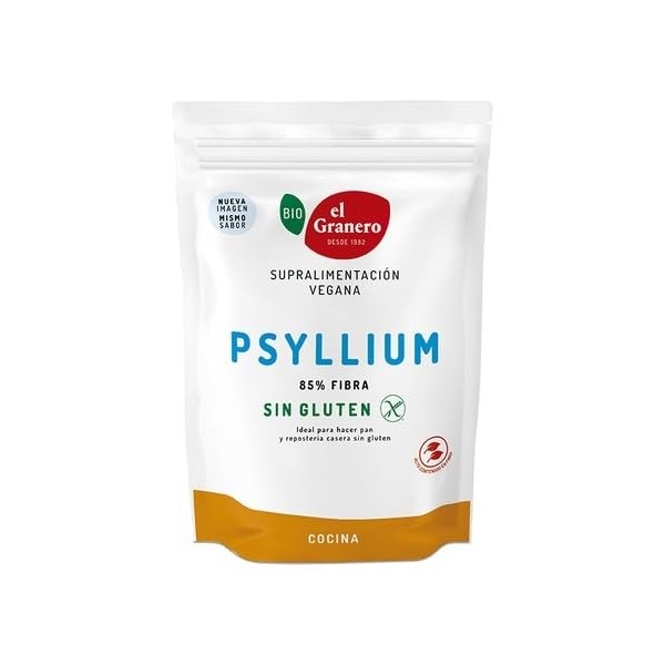 ELGRANERO PSYLLIUM superalimento BIO 125gr. SG – peut être utilisé régulièrement selon les besoins individuels, soin conçu po
