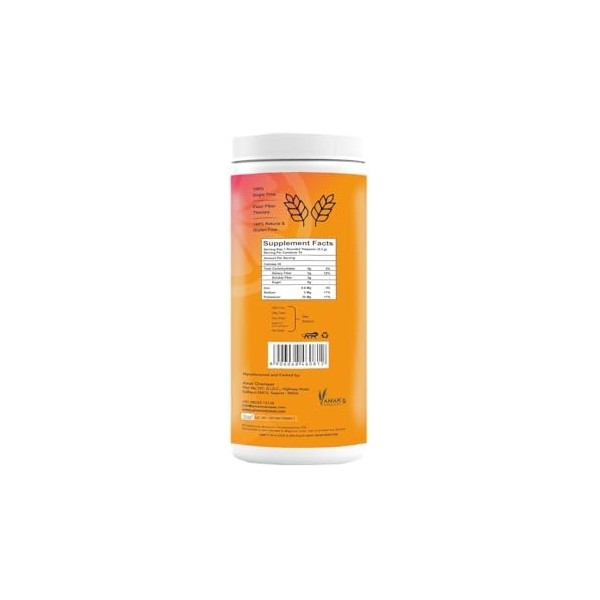 SUPERMUCIL - Thérapie par fibres effervescentes au psyllium Sat Isabgol : 300 g/m², saveur orange, sans sucre