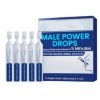 Gouttes de puissance masculines – Mise à niveau 2025, gouttes de liquide masculin, chute de retard, chute secrète pour hommes...