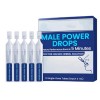 Gouttes de puissance masculines – Mise à niveau 2025, gouttes de liquide masculin, chute de retard, chute secrète pour hommes...