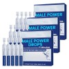 Gouttes de puissance masculines – Mise à niveau 2025, gouttes de liquide masculin, chute de retard, chute secrète pour hommes...