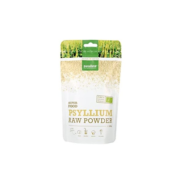 Purasana Super Food Poudre de Psyllium Bio 200 g