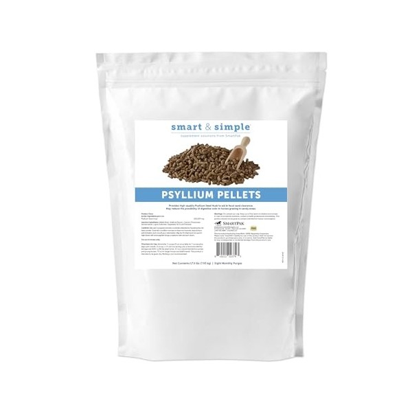 Smart & Simple 2109906495 Granulés de psyllium – Sac de 7,9 kg Psyllium