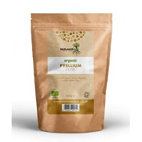 Natures Root Zeste de psyllium bio 1 kg – Faible en glucides | Riche en fibres | Sans additifs | Végétalien