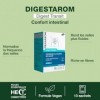 PRANARÔM - Digestarom - Digest Transit - Fluidité Des Selles - Huile Essentielle De Gingembre BIO et Psyllium - Vegan Lot de