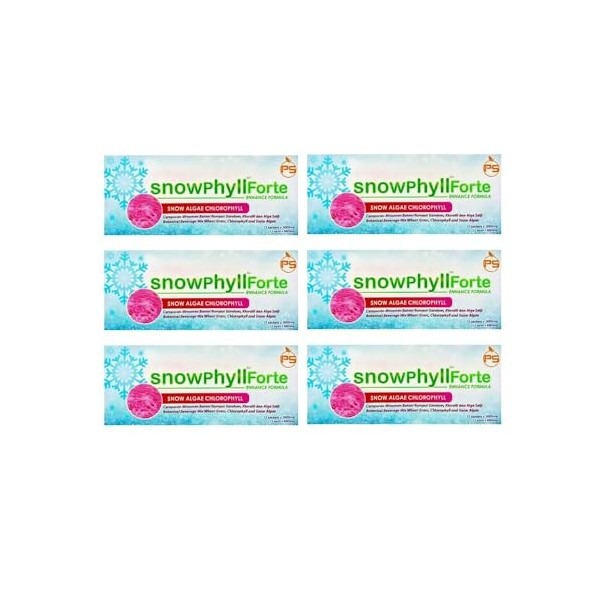 6x Boites Phytoscience Snowphyll Forte Cellules Souches