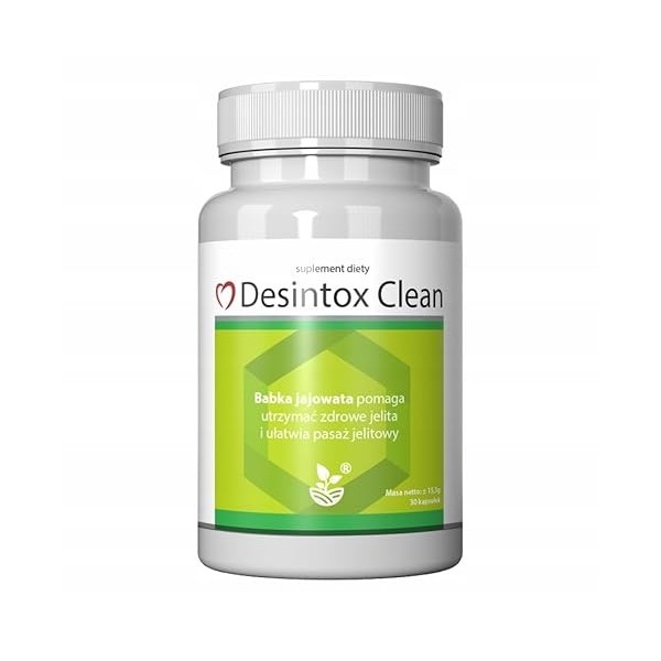 Desintox CLEAN Plantain Ciste Aigremoine Psyllium - herbes