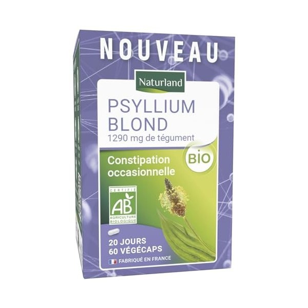 Naturland Psyllium Blond 60 Végécaps Psyllium