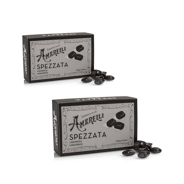 Liquirizia Amarelli - Spezzata - Réglisse Pur - 2x100 gr