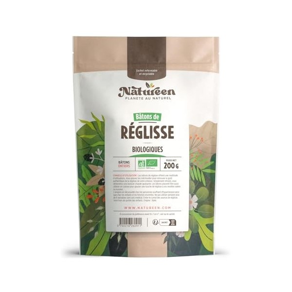Bâtons de Réglisse Bio - Planète au Naturel - 50 g Réglisse