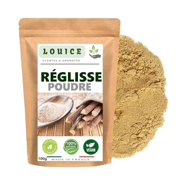 Réglisse Moulu Pur – 100% Naturel | Poudre de Réglisse de Qualité Supérieure