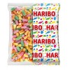 Haribo barres de confiserie boîte ronde 150 pièces, 1200g Réglisse