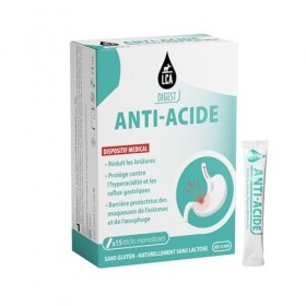 LCA DIGEST Stick | Brûlures d’estomac & Remontées acides | Dès 12 ans | x15 sticks prêt à lemploi