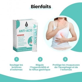 LCA DIGEST Stick | Brûlures d’estomac & Remontées acides | Dès 12 ans | x15 sticks prêt à lemploi