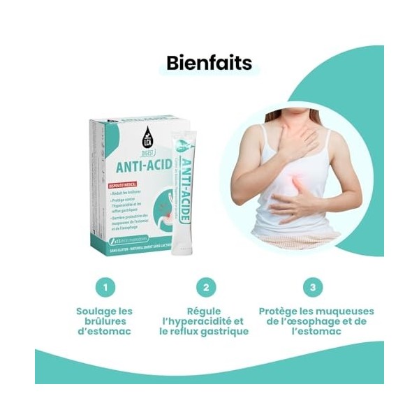 LCA DIGEST Stick | Brûlures d’estomac & Remontées acides | Dès 12 ans | x15 sticks prêt à lemploi