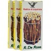 Bâtons de Réglisse - Paquet de 36g Lot de 3 x 36g | Réglisse Naturelle - Menozzi de Rosa