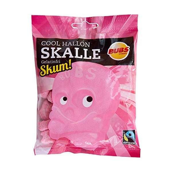 Bubs Skull Cool Raspberry Réglisse 2 Pack of 90g