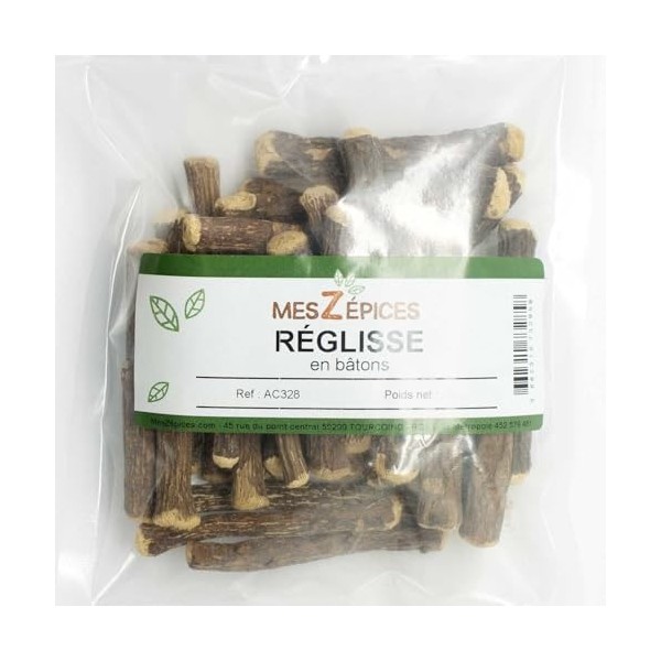 Réglisse en bâtons 6/7 cm - Sachet de 50 g Réglisse