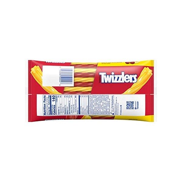 TWIZZLERS Torsades fourrées, saveurs sucrées et acidulées
