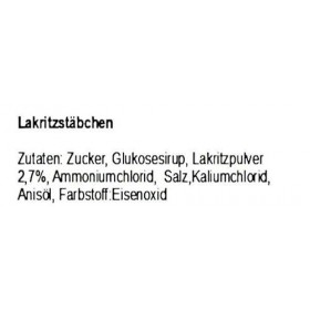 500 gr de bâtons de réglisse le bonbon