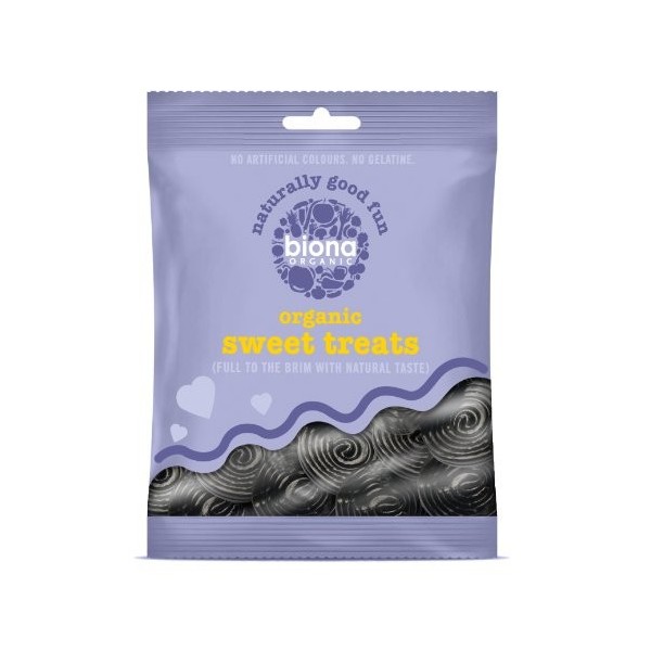Lot de 12 spirales de réglisse org 75 g 
