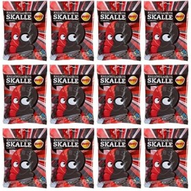 Bubs Skull Raspberry Réglisse 12 Packs of 90g
