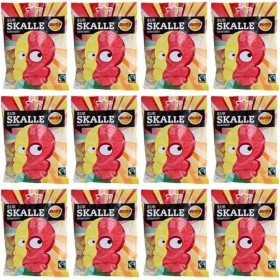 Bubs Skull Sour Réglisse 12 Packs of 90g