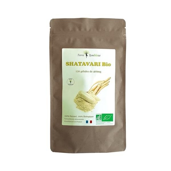 Shatavari Bio - 120 gélules de 400mg