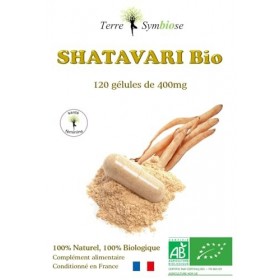 Shatavari Bio - 120 gélules de 400mg