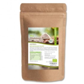 Mynatura Bio Shatavari Poudre I Asparagus racemosus I Produit naturel I Aliment cru I Asperges indiennes I Poudre de racine I