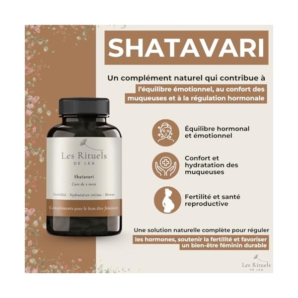 Shatavari – Équilibre Hormonal, Fertilité & Hydratation Féminine