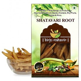 CROW BrijBooti Racine de Mahavir Shatavari – Asperges Racémose – Satawar – Satawari – Naturel, 200 g