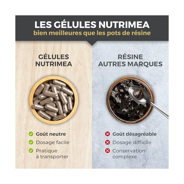 SHILAJIT – 2150 mg – Extrait 5:1 Titré à 50% en Acide Fulvique – Résine de Shilajit Pure – Hautement Dosé – Énergie, Cognitio