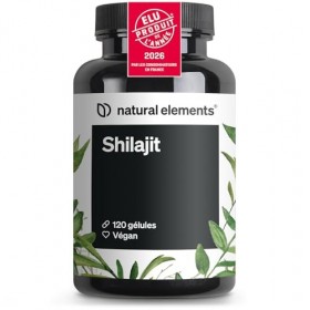 Shilajit Pure – 120 Capsules Hautement Dosées – 1300mg par Dose Quotidienne – Mumijo Shilajit Original de Résine de lHimalay