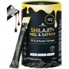MOVEZEN Shilajit+ Miel & Safran Bio, Résine Authentique 100% Pure de l’Himalaya, Énergie Durable, Vitalité, Concentration, 30