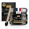 Shilajit Pure, Résine de Shilajit Himalaya - Natural, Riche en Acide Fulvique et Minéraux - Sans Additifs et Testé en Laborat