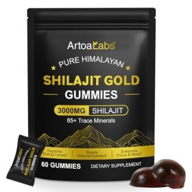 Shilajit Gummies for Men & Women, 60 Gummies