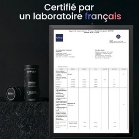 Shilajit Complexe certifié 150 Gélules Vegan – Booster de testostérone naturel avec Ashwagandha, Maca, Ginseng, Zinc & Safran